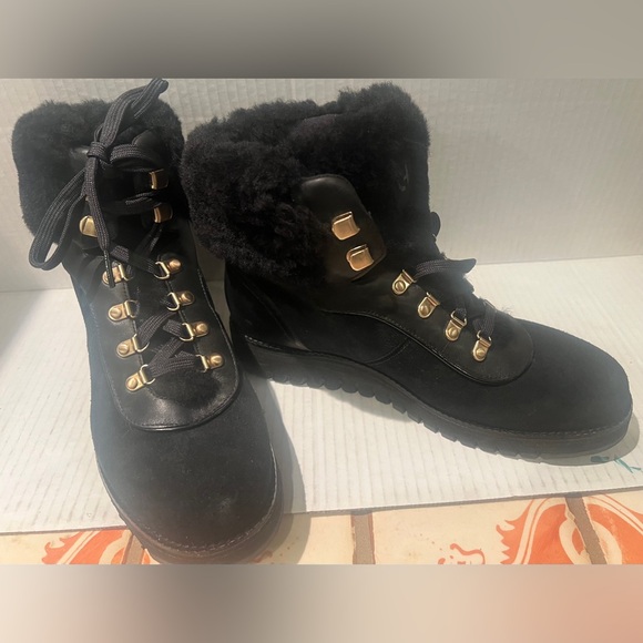 COLE HAAN ZEROGRAND Leather & Wool Hiking Boot Casual WearWomen’s Size 8 NEW - Picture 12 of 16